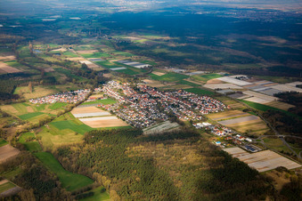 Luftbild von Hanhofen im Bundesland Rheinland-Pfalz, Deutschland