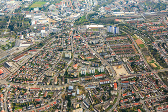 Luftbild von Im Erlich in Speyer im Bundesland Rheinland-Pfalz, Deutschland