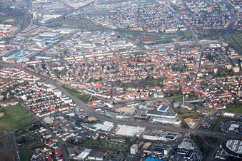 Ortsteil Käfertal in Mannheim im Bundesland Baden-Württemberg, Deutschland