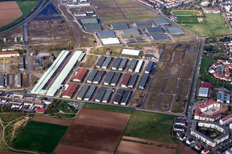 Am Aubuckel im Ortsteil Käfertal in Mannheim im Bundesland Baden-Württemberg, Deutschland