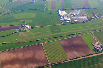 Flugplatz Weinheim/ Bergstrasse (EDGZ) im Bundesland Baden-Württemberg, Deutschland