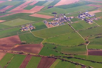 Hubertushof Weygoldt, Bauernhof Schröder und Reitstall Bayer im Ortsteil Sulzbach in Weinheim im Bundesland Baden-Württemberg, Deutschland