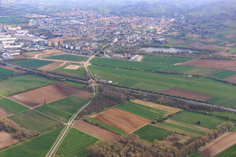 Flugplatz Heppenheim EDEP im Bundesland Hessen, Deutschland
