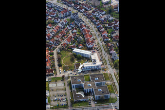 Office Center Bensheim und Europahotel in der Europa-Allee im Bundesland Hessen, Deutschland