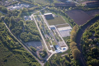 Landesgartenschau Gelände in Landau in der Pfalz im Bundesland Rheinland-Pfalz, Deutschland