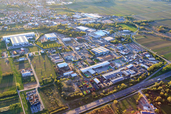 Industriegebiet Industriering mit ArcelorMittal SSC Deutschland GmbH, Niederlassung Edenkoben und dreiso GmbH Dreißigacker & Sohn im Bundesland Rheinland-Pfalz