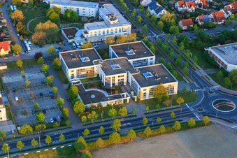 Luftbild von Office Center Bensheim und Allehotel Europa in der Europa-Allee im Bundesland Hessen, Deutschland