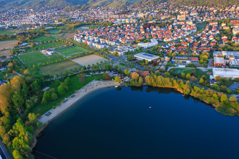 Badesee Golf von Bensheim im Bundesland Hessen, Deutschland