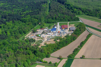 Palatinum Landschafts u. Gartendesign in Hagenbach im Bundesland Rheinland-Pfalz, Deutschland aus der Vogelperspektive