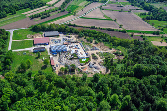 Luftaufnahme von Palatinum Landschafts u. Gartendesign in Hagenbach im Bundesland Rheinland-Pfalz, Deutschland
