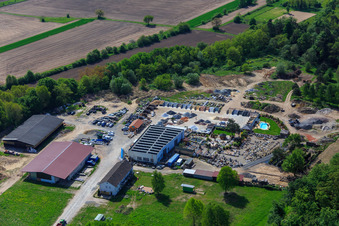 Palatinum Landschafts u. Gartendesign in Hagenbach im Bundesland Rheinland-Pfalz, Deutschland von oben