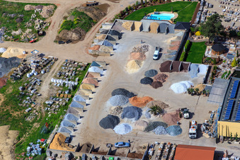 Palatinum Landschafts u. Gartendesign in Hagenbach im Bundesland Rheinland-Pfalz, Deutschland von einer Drohne aus