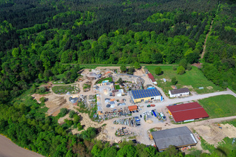 Palatinum Landschafts u. Gartendesign in Hagenbach im Bundesland Rheinland-Pfalz, Deutschland aus der Vogelperspektive