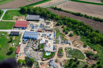 Palatinum Landschafts u. Gartendesign in Hagenbach im Bundesland Rheinland-Pfalz, Deutschland von einer Drohne aus