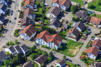 Drachenfelsstr in Hagenbach im Bundesland Rheinland-Pfalz, Deutschland von oben