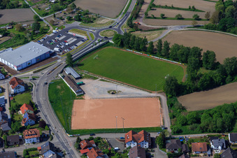 Sportplätze des SV Hagenbach im Bundesland Rheinland-Pfalz, Deutschland