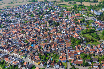 Friedenstr in Hagenbach im Bundesland Rheinland-Pfalz, Deutschland