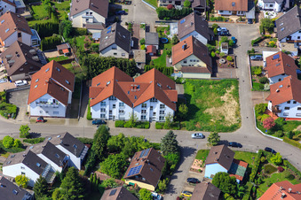 Drachenfelsstr in Hagenbach im Bundesland Rheinland-Pfalz, Deutschland aus der Vogelperspektive