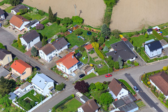 Drohnenbild von Konrad-Adenauer-Ring in Hagenbach im Bundesland Rheinland-Pfalz, Deutschland