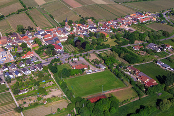 Luftbild von Sportplatz des TuS 1906 Forst e.V in Forst an der Weinstraße im Bundesland Rheinland-Pfalz, Deutschland