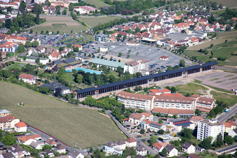 Gradierbau Saline in Bad Dürkheim im Bundesland Rheinland-Pfalz, Deutschland