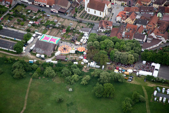 Kerwe in Nordheim am Main im Bundesland Bayern, Deutschland