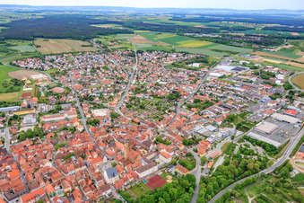 Friedhof an der Dimbacher Straße in Volkach im Bundesland Bayern, Deutschland