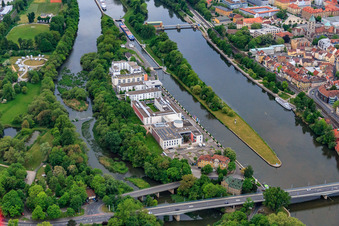 Maininsel mit Mercure Hotel Schweinfurt Maininsel im Bundesland Bayern, Deutschland