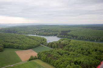 Ellertshäuser See im Ortsteil Altenmünster in Stadtlauringen im Bundesland Bayern, Deutschland