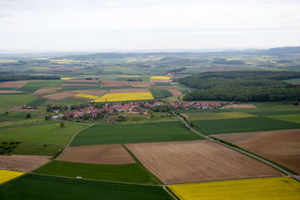 Altenmünster von Süden in Stadtlauringen im Bundesland Bayern, Deutschland
