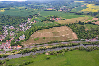 Luftbild von Mainberg von Süden in Schonungen im Bundesland Bayern, Deutschland