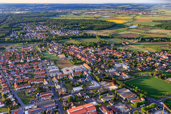 Luftbild von METZBUS Heinrich Metz, Inh. Harry Metz e.K in Schwebheim im Bundesland Bayern, Deutschland