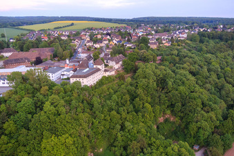Luftbild von Porzellanmanufaktur FÜRSTENBERG in Fürstenberg im Bundesland Niedersachsen, Deutschland