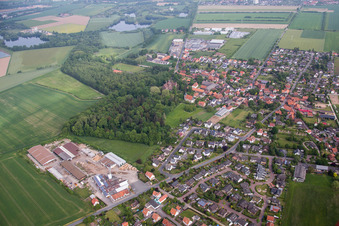 Luftbild von Ortsteil Hastenbeck in Hameln im Bundesland Niedersachsen, Deutschland
