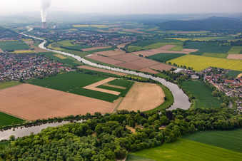 Weserbogen in Hameln im Bundesland Niedersachsen, Deutschland