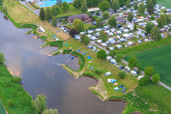 Wesercamping Höxter im Bundesland Nordrhein-Westfalen, Deutschland