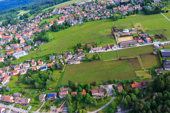 Gestüt Dobel im Bundesland Baden-Württemberg, Deutschland aus der Luft