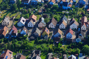Luftaufnahme von Waldstr in Kandel im Bundesland Rheinland-Pfalz, Deutschland