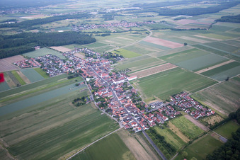 Ortsteil Hayna in Herxheim bei Landau im Bundesland Rheinland-Pfalz, Deutschland