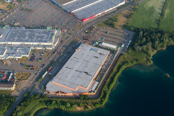 Globus Baumarkt Waghäusel-Wiesental im Bundesland Baden-Württemberg, Deutschland