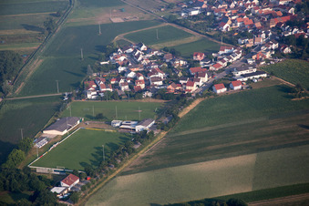 Sportplatz TuS 1914 eV im Ortsteil Mechtersheim in Römerberg im Bundesland Rheinland-Pfalz, Deutschland