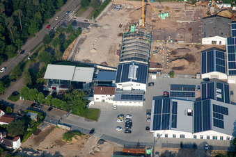 Klinikgelände des Rehabilitationszentrums der Rehaklinik REHA med Gesundheitspark GmbH - Reha PLUS in Herxheim bei Landau (Pfalz) im Bundesland Rheinland-Pfalz, Deutschland