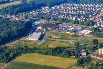 EDEKA Burger im Gewerbegebiet Lauterburger Straße in Kandel im Bundesland Rheinland-Pfalz, Deutschland