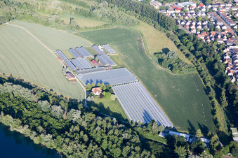 Ortsteil Leopoldshafen in Eggenstein-Leopoldshafen im Bundesland Baden-Württemberg, Deutschland