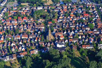Evang. Kirche Neureut Nord in Karlsruhe im Bundesland Baden-Württemberg, Deutschland