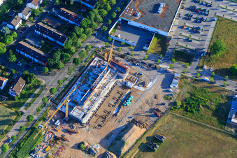 Neubau des Autohaus Geisser GmbH - Volvo im Ortsteil Knielingen in Karlsruhe im Bundesland Baden-Württemberg, Deutschland