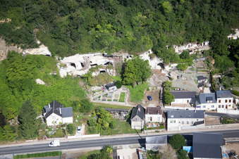 Saint-Rimay im Bundesland Loir-et-Cher, Frankreich aus der Luft
