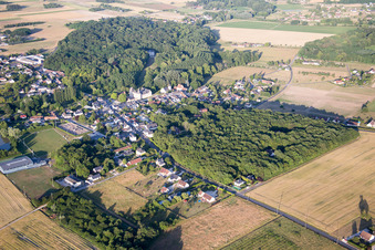 Luftbild von Fougères-sur-Bièvre im Bundesland Loir-et-Cher, Frankreich