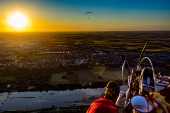 Luftbild von Vineuil im Bundesland Loir-et-Cher, Frankreich