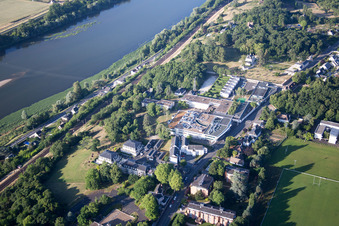 Drohnenaufname von Blois im Bundesland Loir-et-Cher, Frankreich